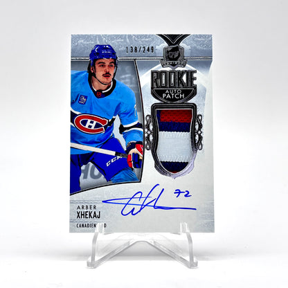 2022-23 - UD THE CUP - ROOKIE AUTO PATCH - ARBER XHEKAJ  136/449