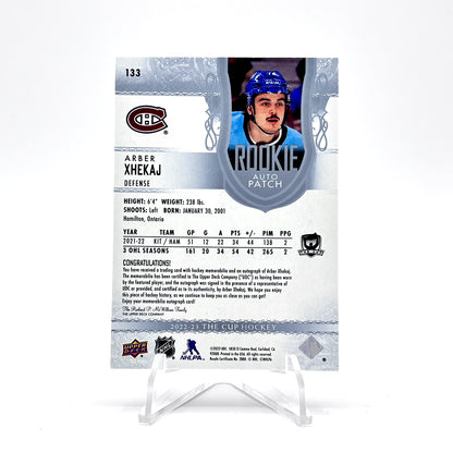 2022-23 - UD THE CUP - ROOKIE AUTO PATCH - ARBER XHEKAJ  136/449