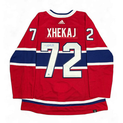 ARBER XHEKAJ - AUTOGRAPHED HOCKEY JERSEY - ADIDAS