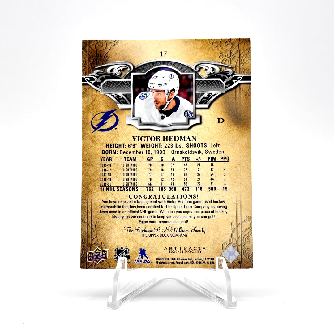 2020-21- UD ARTIFACTS - PATCH - VICTOR HEDMAN  04/65