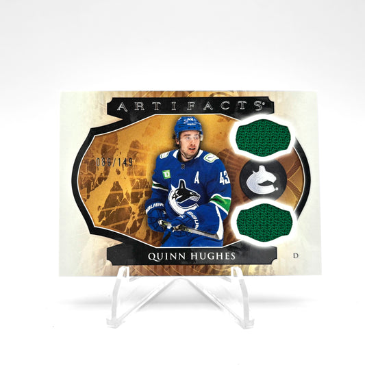 2023-24 - UD ARTIFACTS  - JERSEY - QUINN HUGHES 089/149