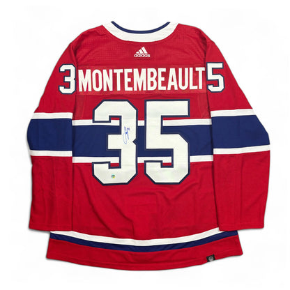 SAMUEL MONTEMBEAULT - JERSEY HOCKEY AUTOGRAPHIÉ - ADIDAS