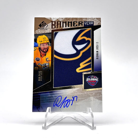 2023-24 - SP GAME USED - BANNER YEAR AUTO - ROMAN JOSI 09/15
