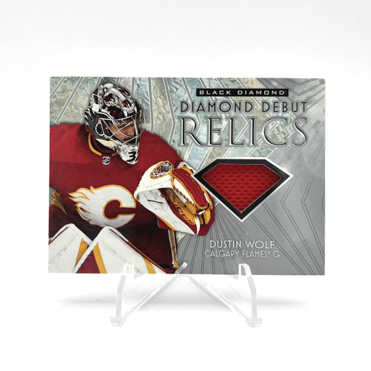 2023-2024- UD BLACK DIAMOND - DIAMOND DEBUT RELICS -  DUSTIN WOLF