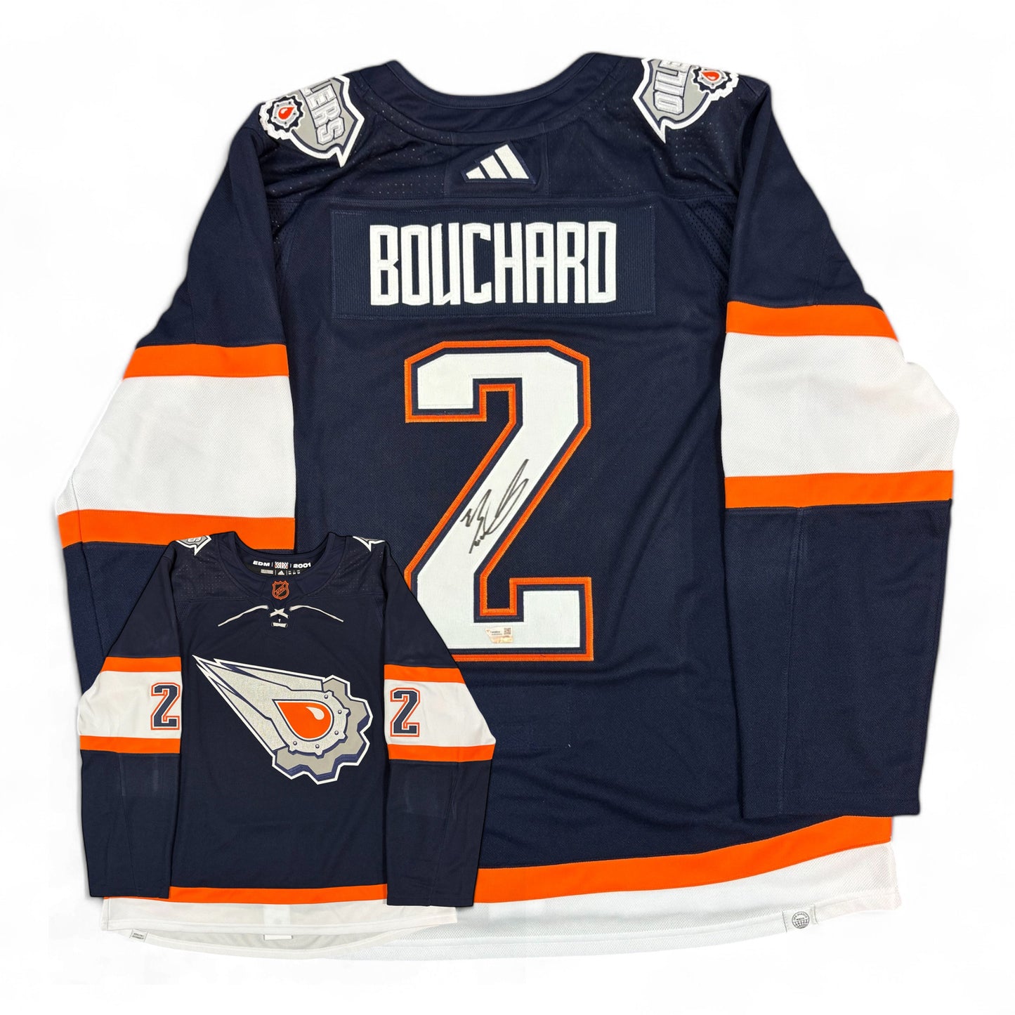 EVAN BOUCHARD - JERSEY HOCKEY AUTOGRAPHIÉ - ADIDAS RR 2.0