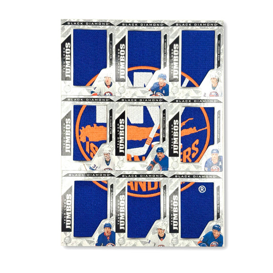 2024-25 - BLACK DIAMOND - TEAM LOGO JUMBOS - NY ISLANDERS X9 (CREST COMPLET)