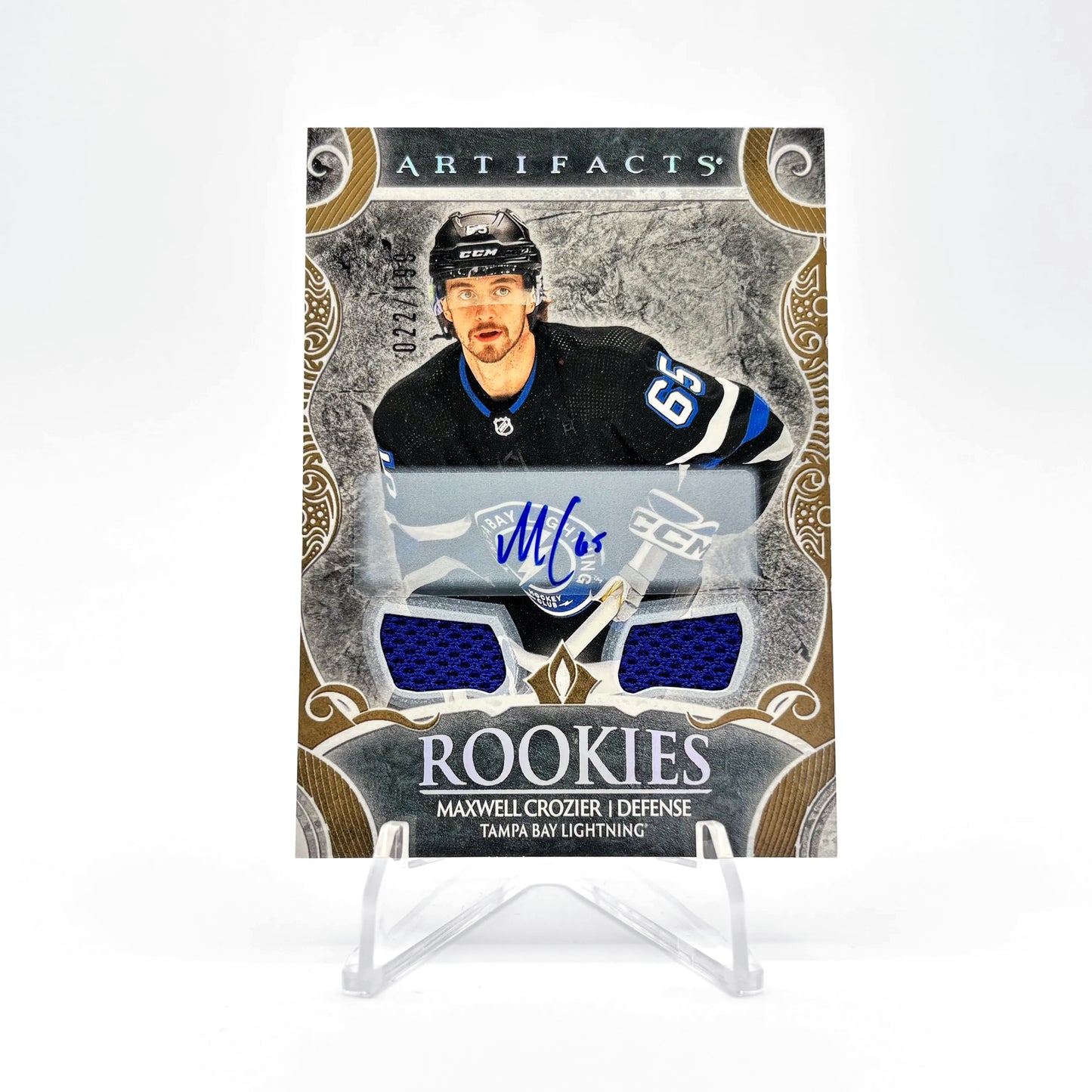 2024-25 - UD ARTIFACTS - ROOKIES - MAXWELL CROZIER 022/199
