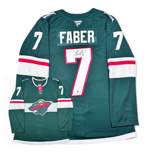 BROCK FABER - JERSEY HOCKEY AUTOGRAPHIÉ - FANATIC