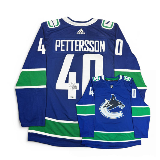 ELIAS PETTERSSON - JERSEY HOCKEY AUTOGRAPHIÉ - ADIDAS