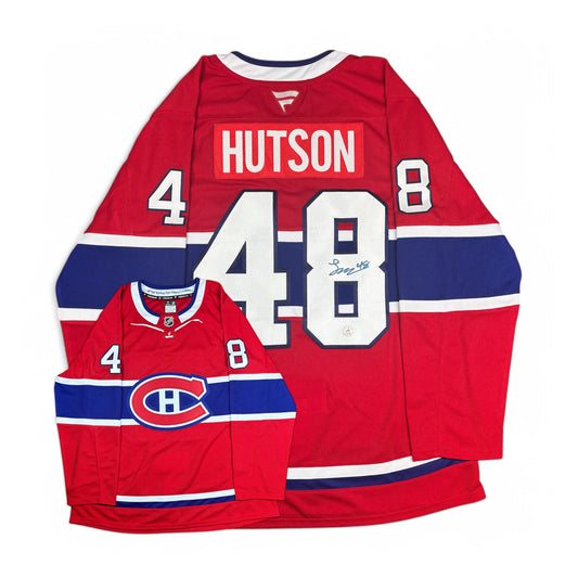 LANE HUTSON - JERSEY HOCKEY AUTOGRAPHIÉ - FANATICS