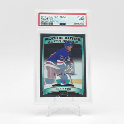 2019-20 - 0.P.C PLATINUM - ROOKIE AUTOS - ADAM FOX
