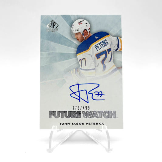 2021-22 - SP AUTHENTIC - RETRO FUTURE WATCH AUTO - J.J PETERKA 276/499