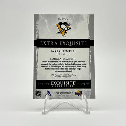 2021-22 - UD EXQUISITE - EXTRA EXQUISITE JERSEY - JAKE GUENTZEL 75/99