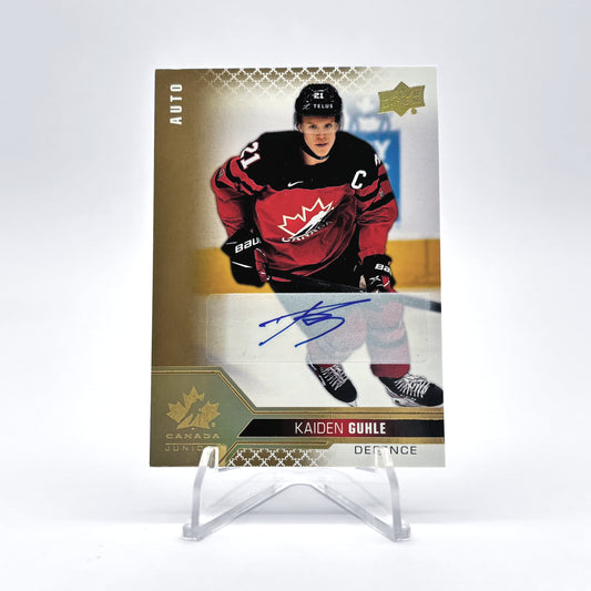 2021-22 - UD TEAM CANADA JUNIORS - KAIDEN GUHLE
