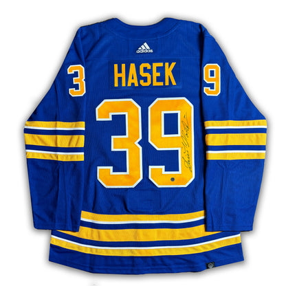 DOMINIK HASEK - JERSEY HOCKEY AUTOGRAPHIÉ - ADIDAS