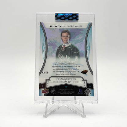 2024-25-CLEAR CUT - BLACK DIAMOND - ROOKIE GEMS AUTO - JOEL ERIKSSON EK