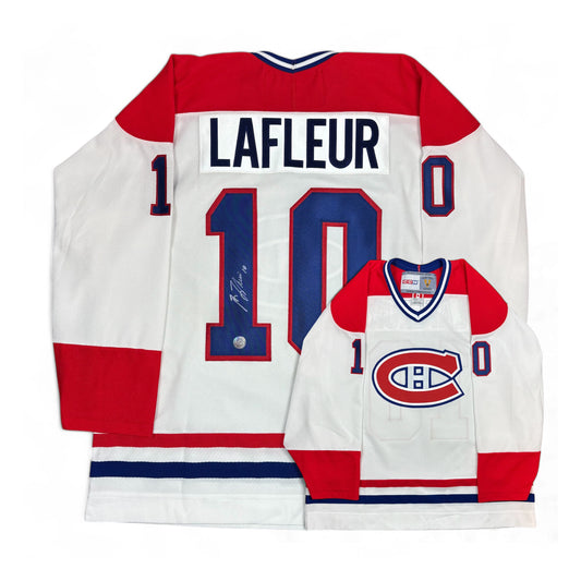 GUY LAFLEUR - JERSEY HOCKEY AUTOGRAPHIÉ - CCM