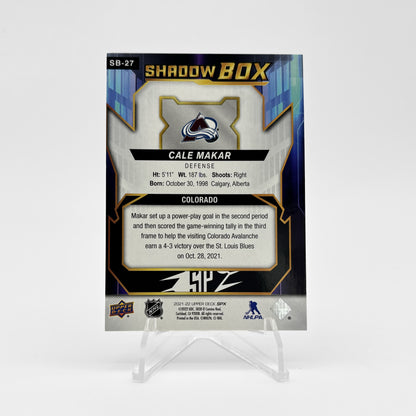 2021-22 - UD SPX HOCKEY - SHADOW BOX - CALE MAKAR