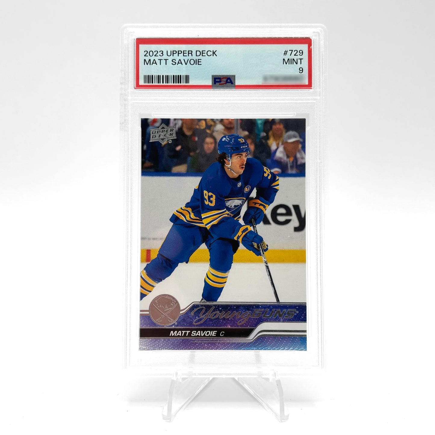 2023-24 - US SERIES ONE -  YOUNG GUNS - MATT SAVOIE - PSA 9