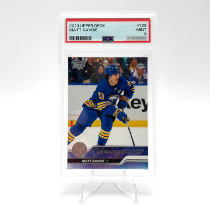 2023-24 - US SERIES ONE -  YOUNG GUNS - MATT SAVOIE - PSA 9
