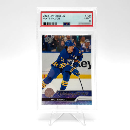 2023-24 - US SERIES ONE -  YOUNG GUNS - MATT SAVOIE - PSA 9