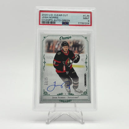 2020-21 - UD CLEAR CUT -CHAMPS ROOKIE AUTO - JOSH NORRIS