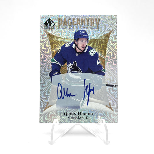 2021-22 - SP AUTHENTIC - PAGEANTRY GOLD - QUINN HUGUES