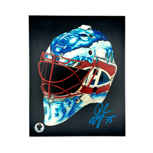 PHOTO AUTOGRAPHIÉE - 8X10 - JAKUB DOBES MASK