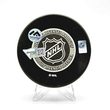 HOCKEY PUCK - AUTO DRAFT DAY - JURAJ SLAFKOVSKY - INSCRIBED 2022 #1 PICK