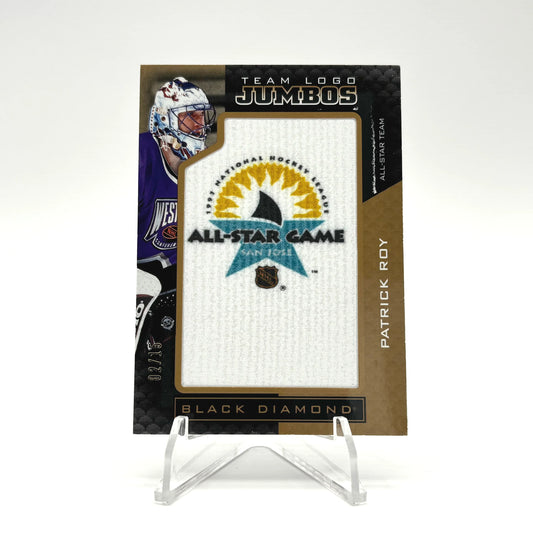 2021 -22 - BLACK DIAMOND - TEAM LOGO JUMBOS - PATRICK ROY 02/15