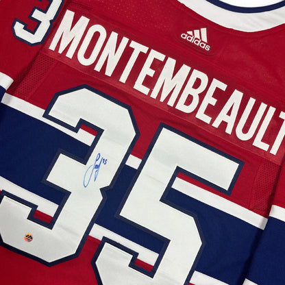 SAMUEL MONTEMBEAULT - JERSEY HOCKEY AUTOGRAPHIÉ - ADIDAS