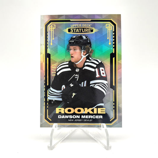 2021-22 - UD STATURE - ROOKIE - DAWSON MERCER 41/65