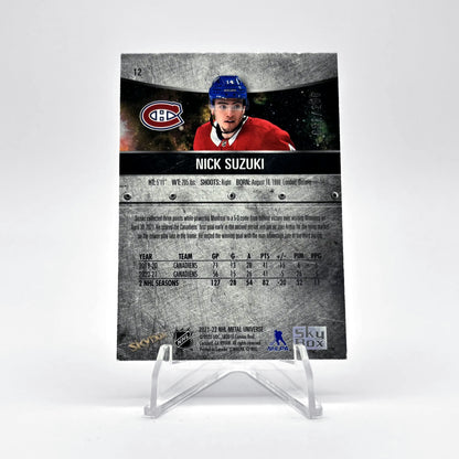 2021-22 - METAL UNIVERSE - PRECIOUS METAL GEMS - NICK SUZUKI 001/100