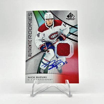 2019-20 - SP GAME USED - AUTHENTIC ROOKIE - AUTO JERSEY - NICK SUZUKI