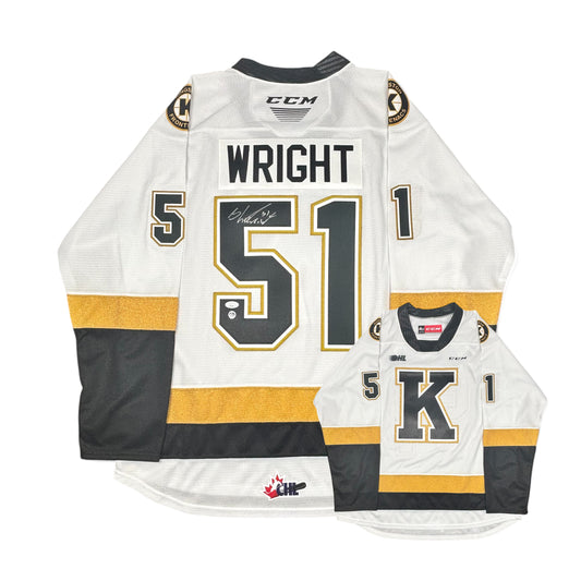 SHANE WRIGHT - JERSEY HOCKEY AUTOGRAPHIÉ - CCM