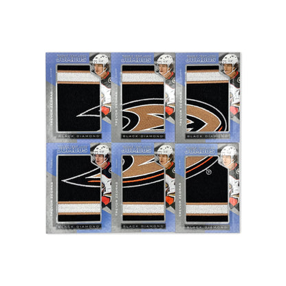 2021-22 - BLACK DIAMOND - ROOKIE TEAM LOGO JUMBOS - TREVOR ZEGRAS X6 (CREST COMPLET)